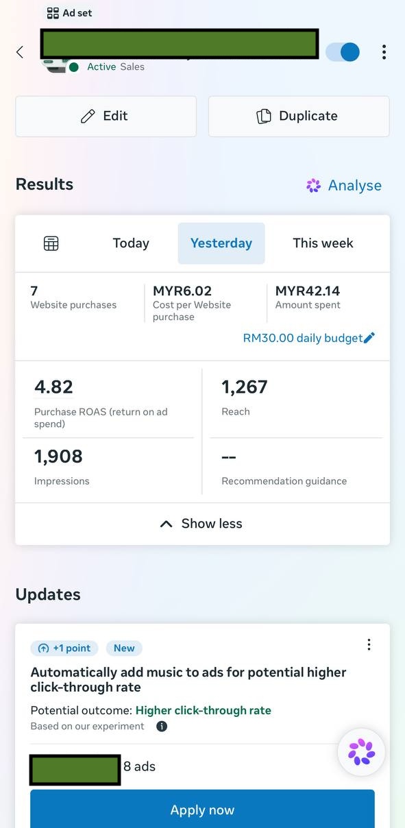 Screenshot Ads Manager 4